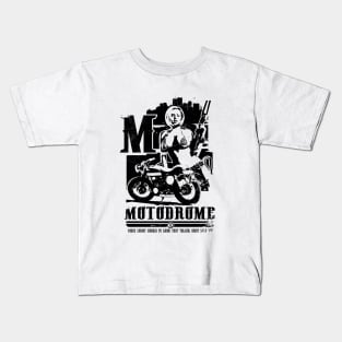 MOTODROME (black) Kids T-Shirt